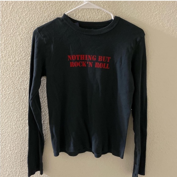 Brandy melville Tori nothing but rock’n roll top - Picture 4 of 4